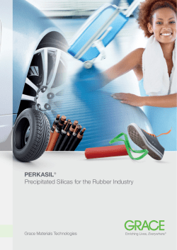 PERKASIL® Precipitated Silicas for the Rubber Industry