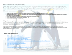 Special Milk Program (SMP) &bull; What is the Special Milk