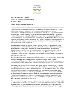 paul robeson at blaine - Washington State Historical Society