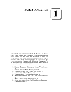 Unit-1 - Bangladesh Open University