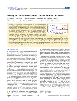 Melting of Size-Selected Gallium Clusters with 60&minus;183 Atoms