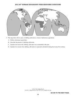 2012 ap&reg; human geography free-response questions