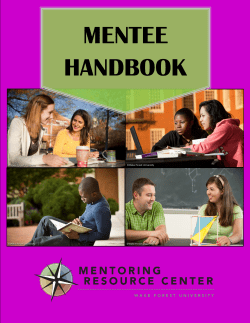 MENTEE HANDBOOK