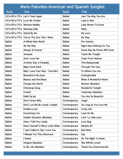 Mario Complete Songlist