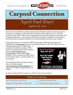 Spring 2011 Newsletter