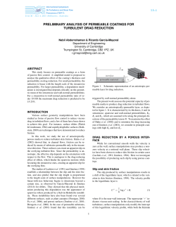 preliminary analysis of permeable coatings for