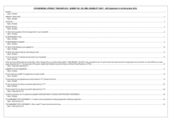 OFCOM MEDIA LITERACY TRACKER 2012