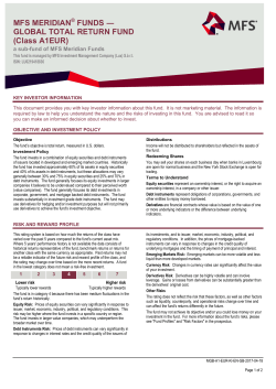 MFS MERIDIAN® FUNDS - MFS Investment Management