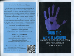 Come sing with BCPA - Queer Music Heritage