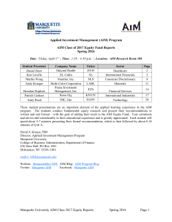Student equity write-ups for April 1, 2016
