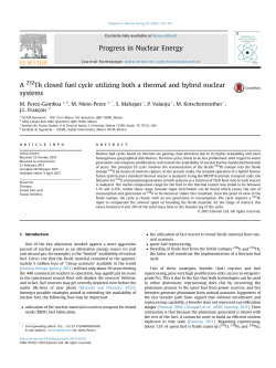 A 232Th closed fuel cycle utilizing both a thermal and hybrid