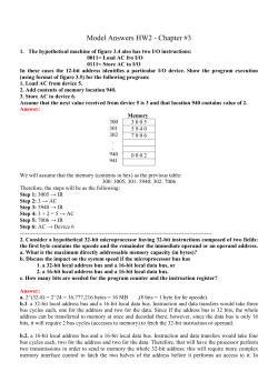 Model Answers HW2 - Chapter #3