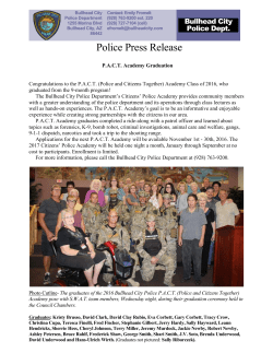 PACT Academy Graduation 2016