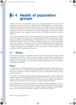 Publications -- Australia`s health 2006