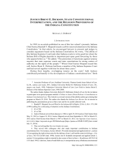 justice brent e. dickson, state constitutional interpretation, and the