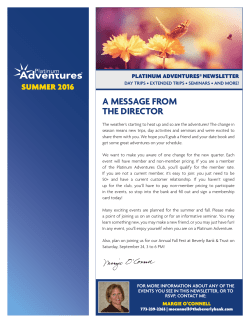 a message from the director