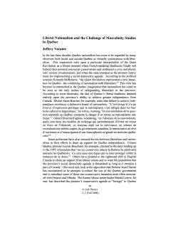 Liberal Nationalism and the Challenge of Masculinity