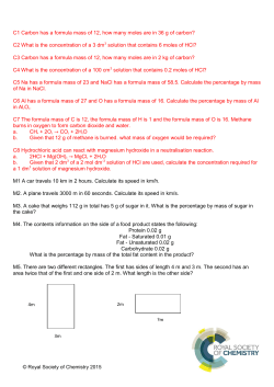 questions - Royal Society of Chemistry