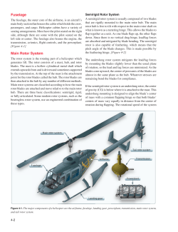 Fuselage Main Rotor System