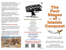 Islam - The 4 Stages of Islamic Conquest