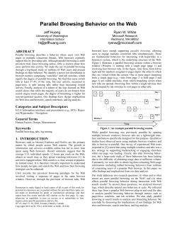 Parallel Browsing Behavior on the Web