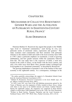 Mechanisms of Collective Resentment (PDF