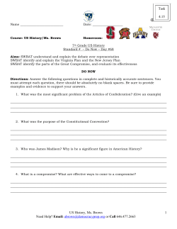 US History, Ms. Brown Need Help? Email: abrown