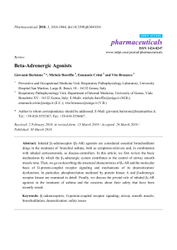 Beta-Adrenergic Agonists