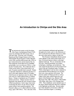 An Introduction to Chiripa and the Site Area