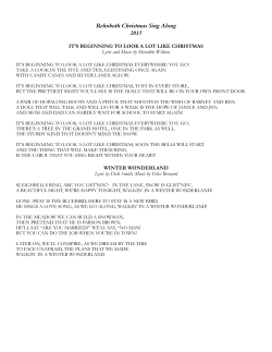 Christmas Sing Along 2015