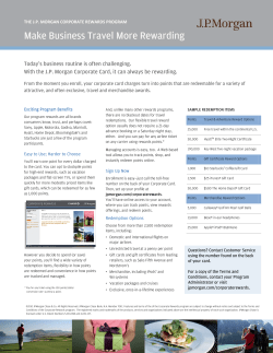 Chase Rewards Program Catalog
