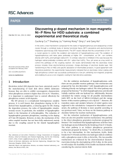 Discovering p-doped mechanism in non