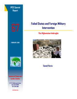 Failed States and Foreign Military Intervention