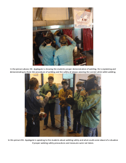 In the picture above, Mr. Applegate is showing the students proper