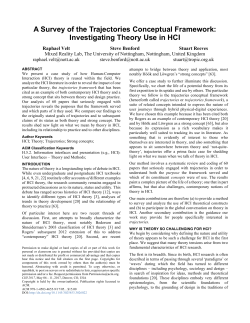 Investigating Theory Use in HCI