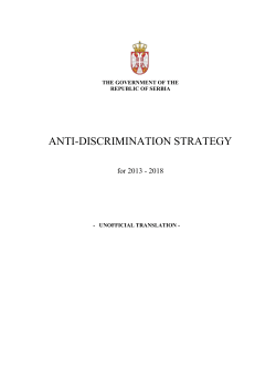 ANTI-DISCRIMINATION STRATEGY - Coe