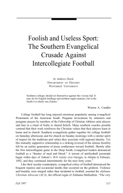 Foolish and Useless Sport