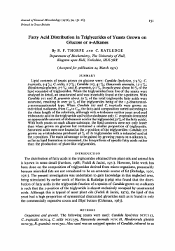 Glucose or n-Alkanes