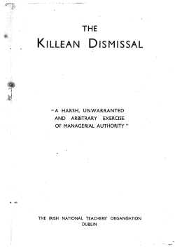 The Killean Dismissal 1942