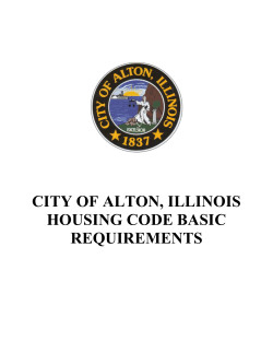 Housing Code General Information