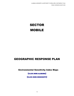 sector mobile - Louisiana Oil Spill Coordinator`s Office