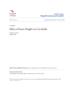 Effect of Seam-Height on Curveballs