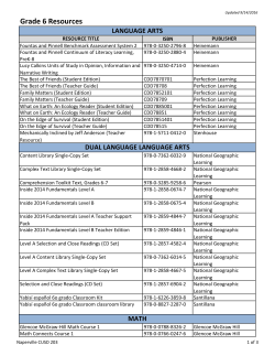 Grade 6 - Naperville Community Unit School District 203
