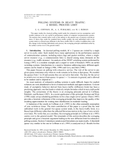 polling systems in heavy traffic: a bessel process limit