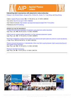 Interacting dark resonances with plasmonic meta