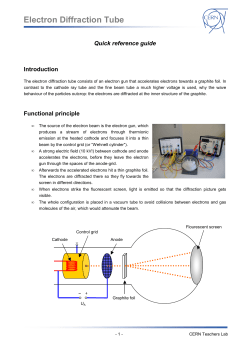 Electron Diffraction Tube
