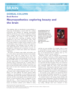 Neuroaesthetics: exploring beauty and the brain