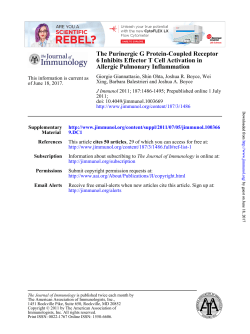 The Purinergic G Protein-Coupled Receptor 6 Inhibits Effector T Cell