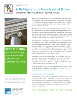 March 2010  - Baltimore Museum of Art