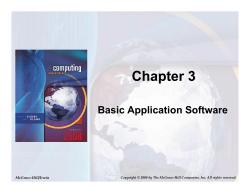 Chapter 3 - Web Services Overview